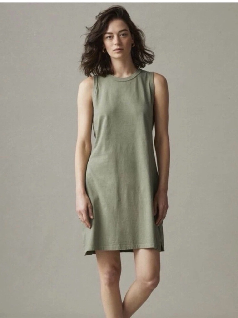 🥥American Giant Muscle Tee Tank Dress🥥